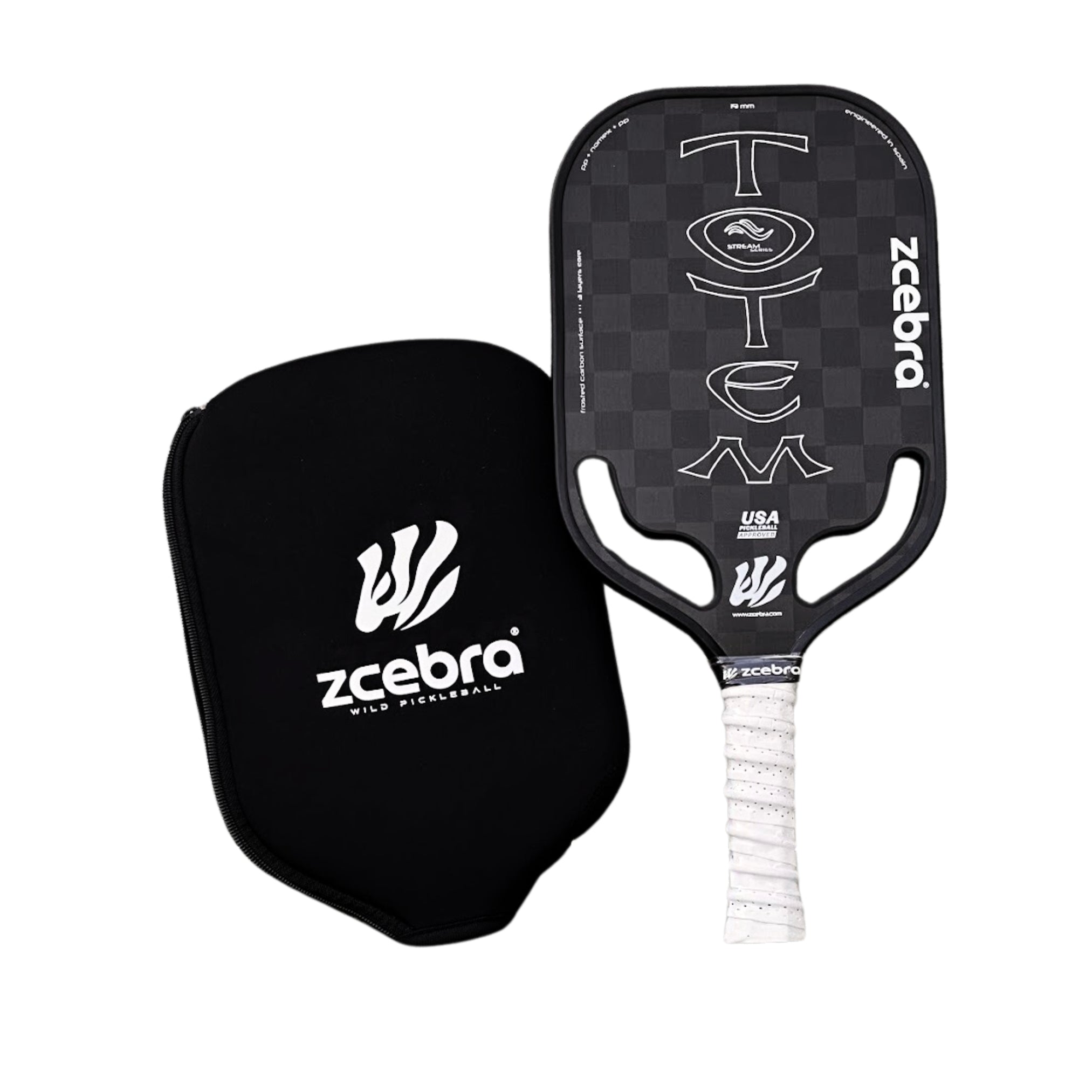 Zcebra Totem Black Stream 2024 pickleball paddle 