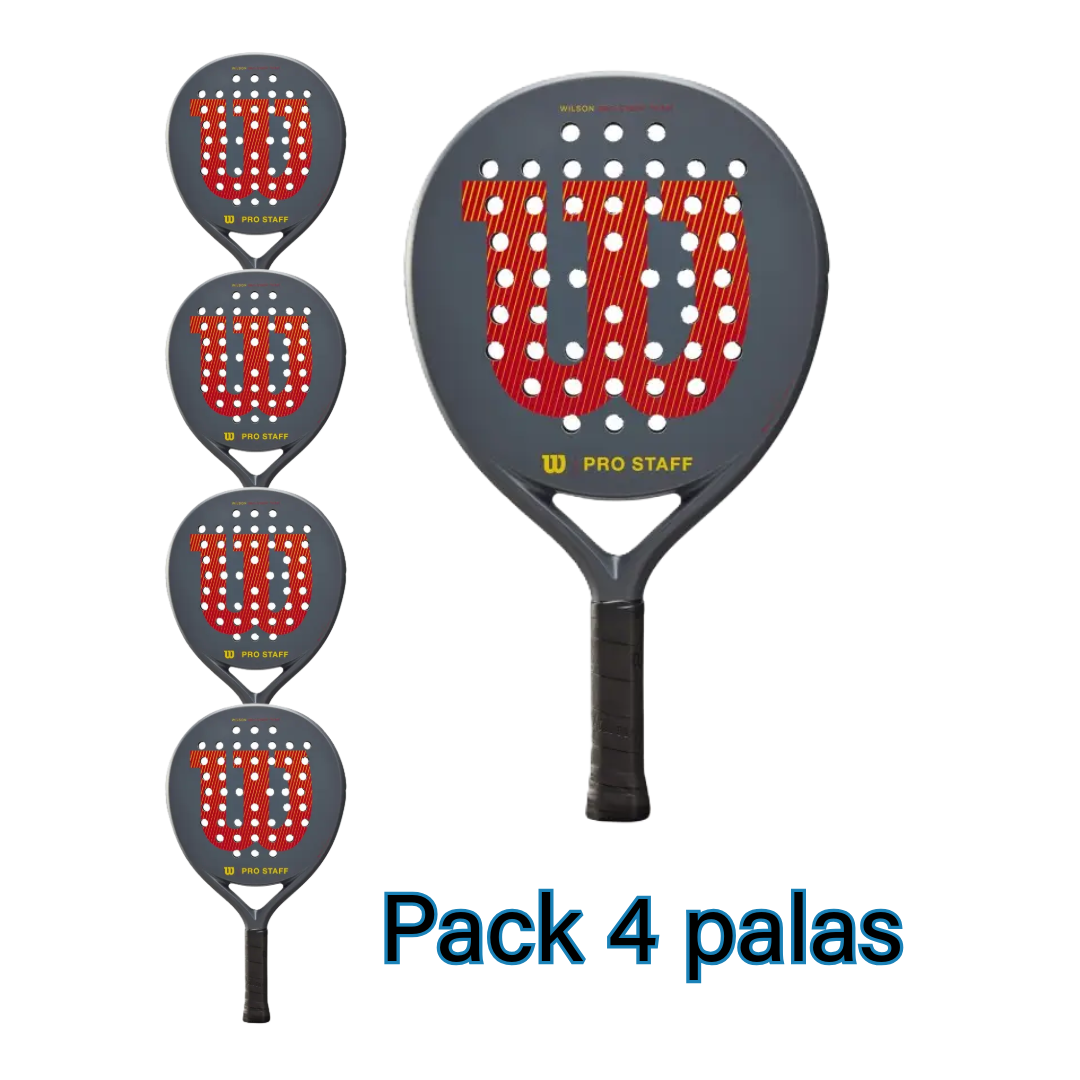 Pack 4 palas Wilson Pro Staff V2 Team Alt Padel Gyrd 2