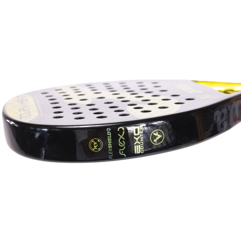 Joma Tournament Pro Juani Mieres Black and Yellow padel racket