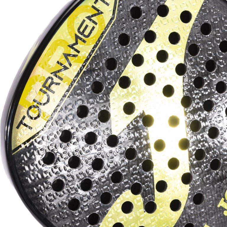 Joma Tournament Pro Juani Mieres Black and Yellow padel racket