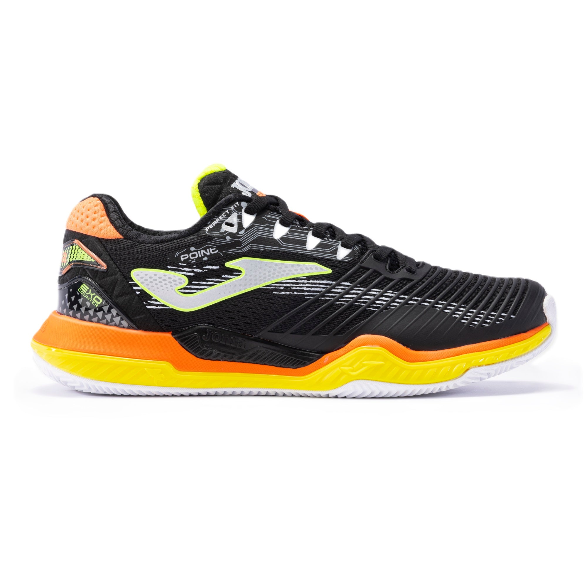 Pack Surtido Zapatillas Joma T.POINT 2301 Negro Naranja (8 pares)