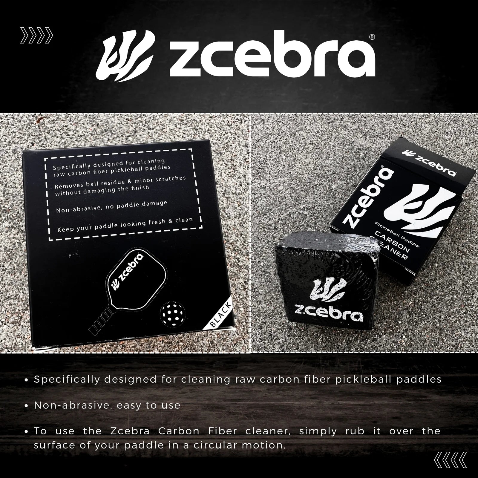 Zcebra pickleball paddle cleaner