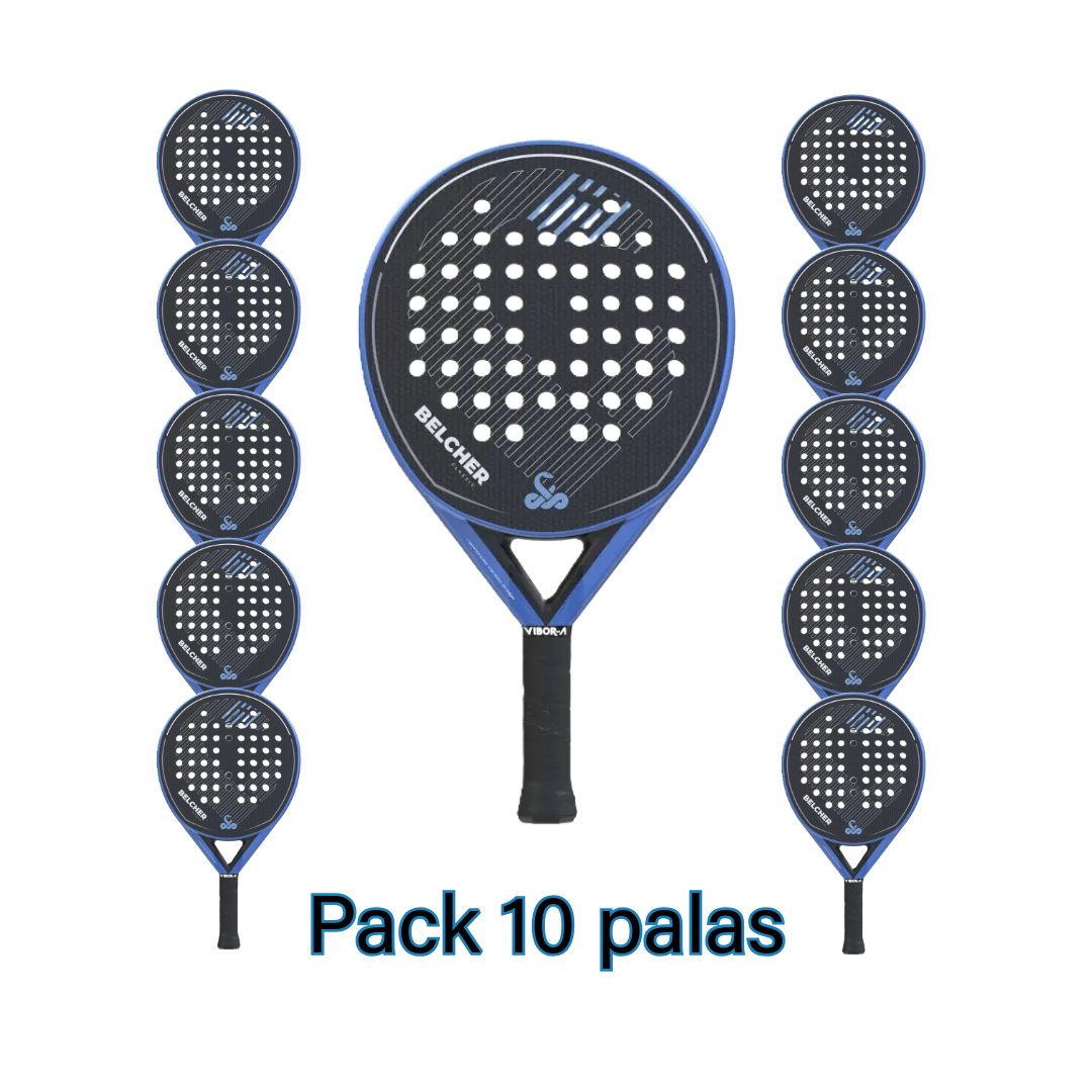 10 Vibor-a Belcher Classic Fiber padel rackets set