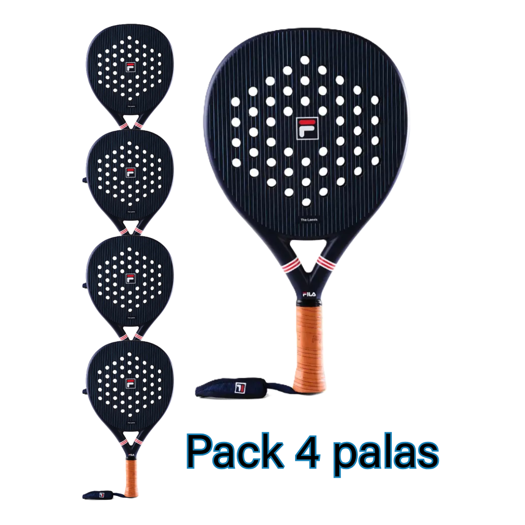 4 Fila The Leavis padel rackets pack