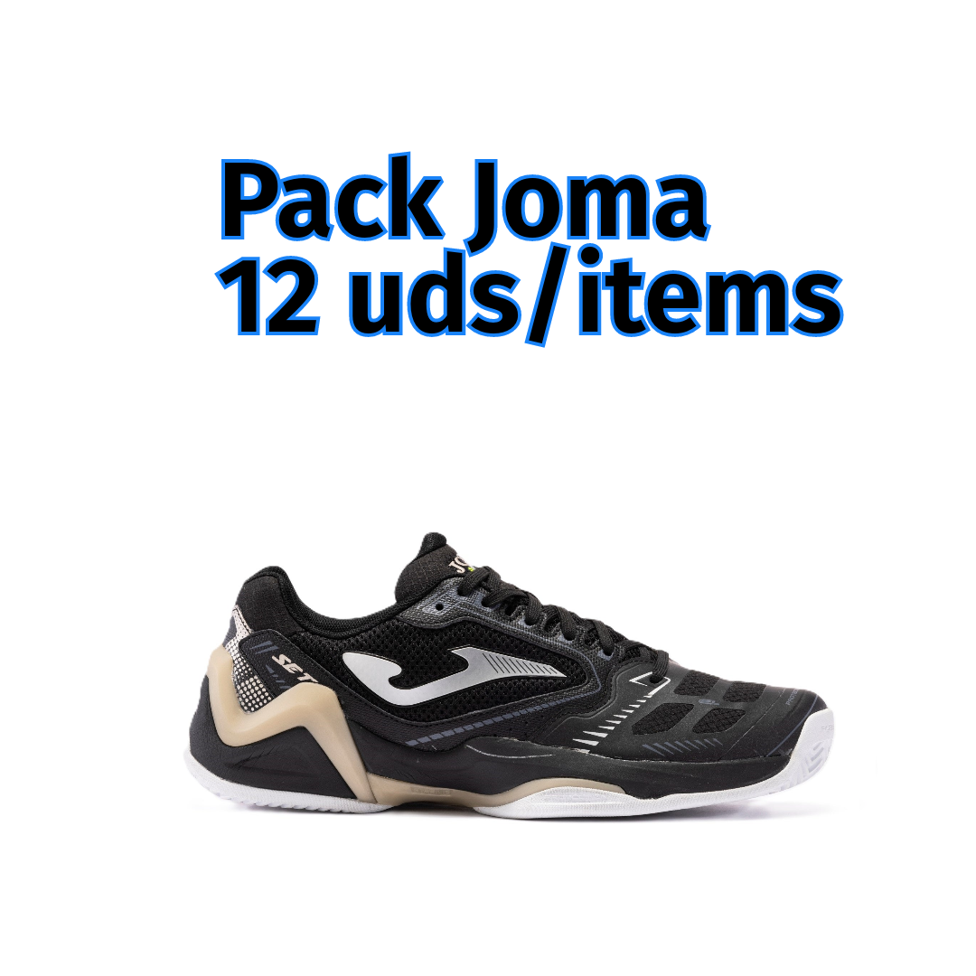 Joma T.SET LADY 2301 Black Sneakers Assortment Pack (12 pairs)