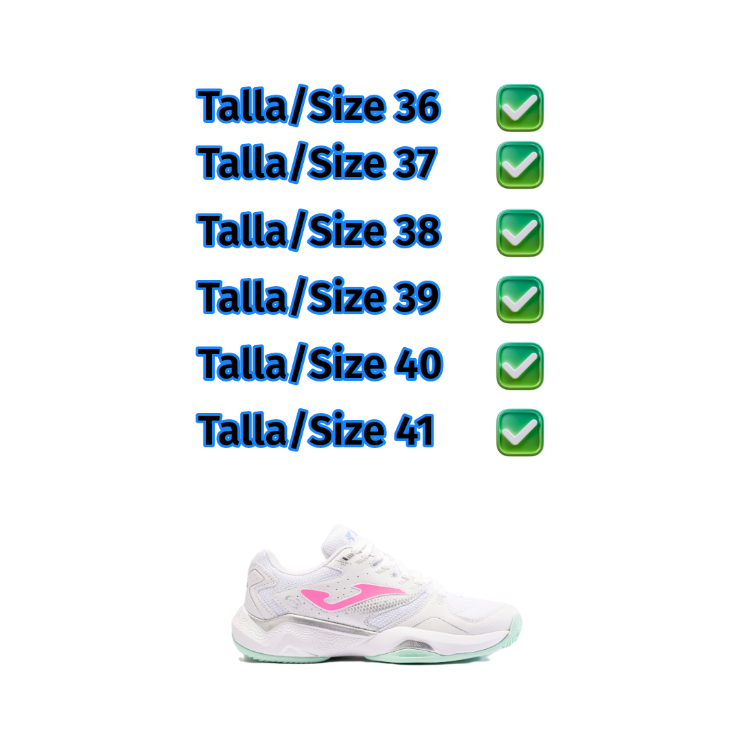 Joma T.MASTER 1000 LADY 2432 White Pink Sneakers Assortment Pack (12 pairs)