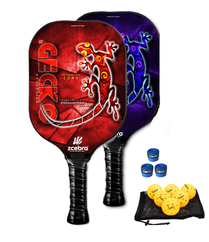 Pack Pickleball Zcebra Zgecko Fiberglass Series