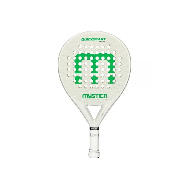 10 Mystica Quickstart Control White padel rackets pack