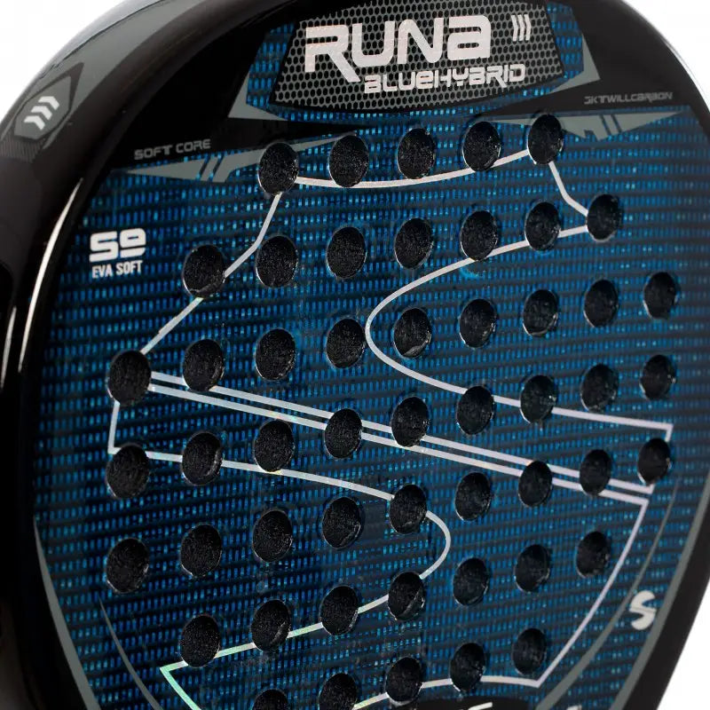 Softee Runa Blue Hybrid padel racket