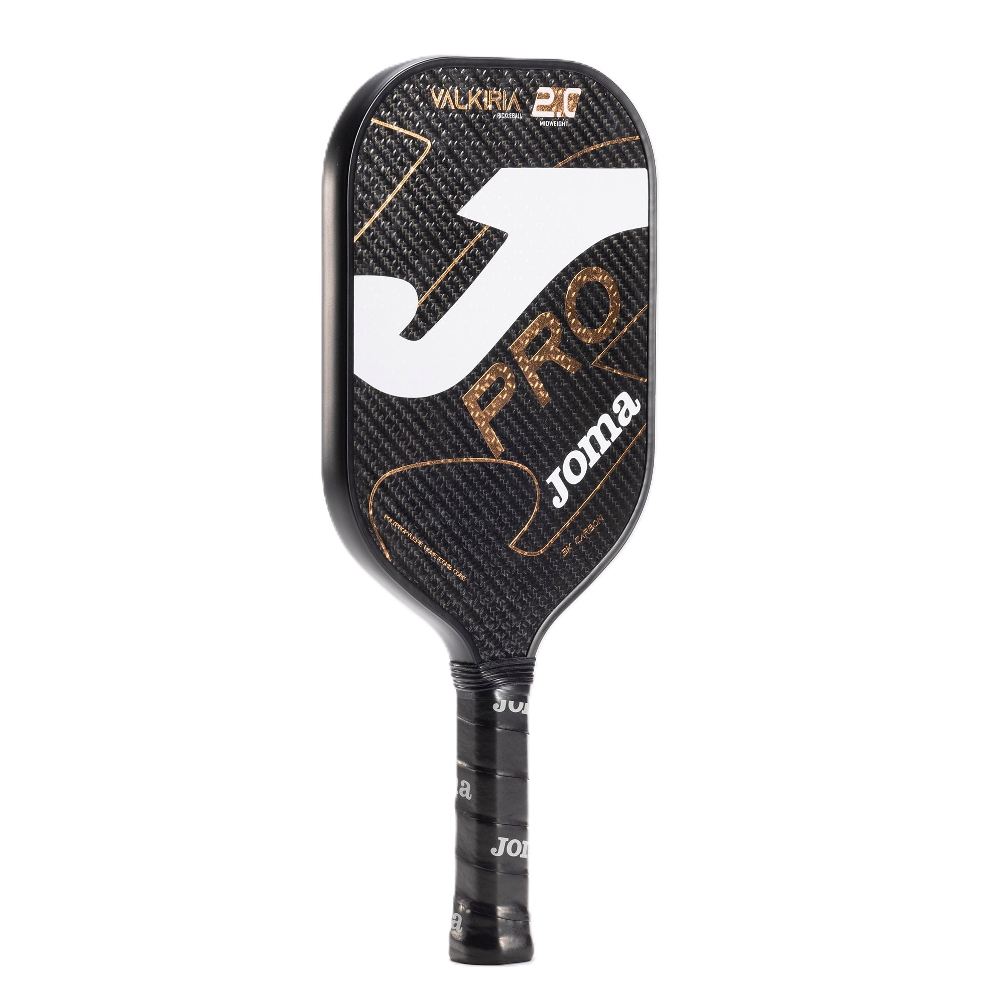 Pala Pickleball Joma Valkiria Pro 2.0 Negro Oro