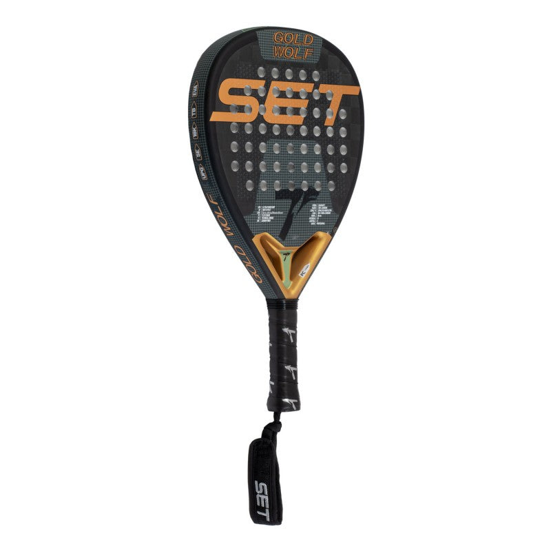 Set Gold Wolf Pro 25 padel racket