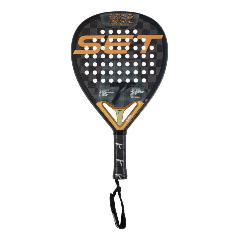 Set Gold Wolf Pro 25 padel racket