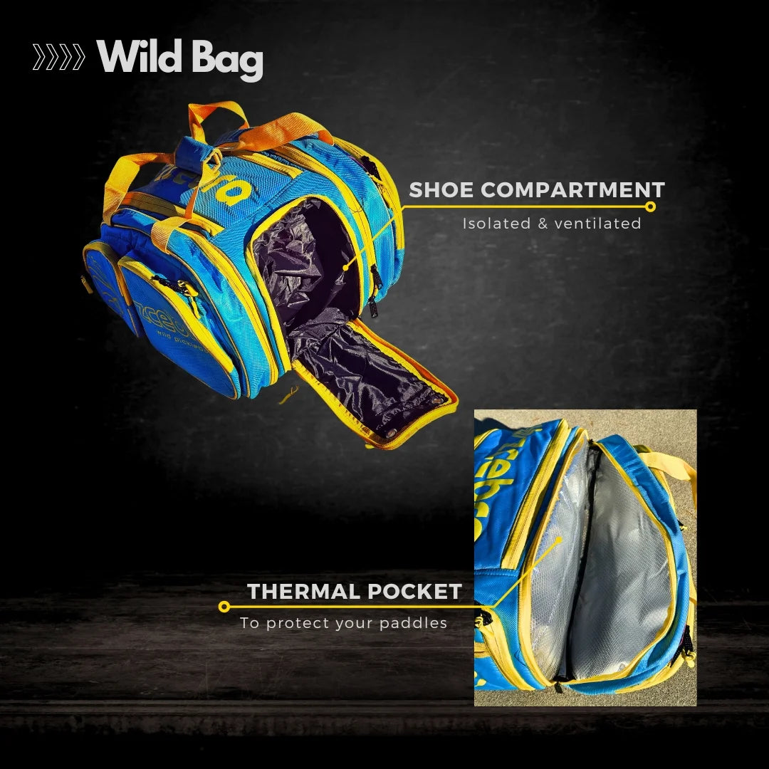 Paletero Pickleball Zcebra Wild Bag