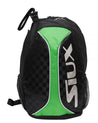 Mochila de pádel Siux Trail 2.0 en colores negro y verde.