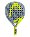 Pala de pádel Head Flash 2022 en colores gris y amarillo flúor.